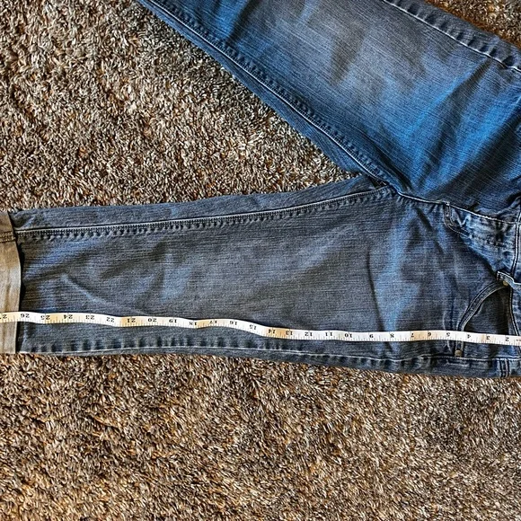 DKNY Blue Denim Capri Jeans - Picture 4 of 5